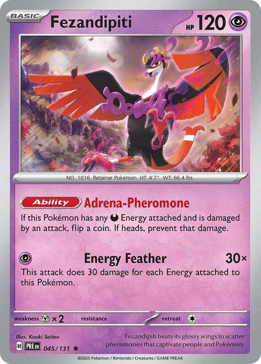 Fezandipiti 045/131 Rare Reverse Holo