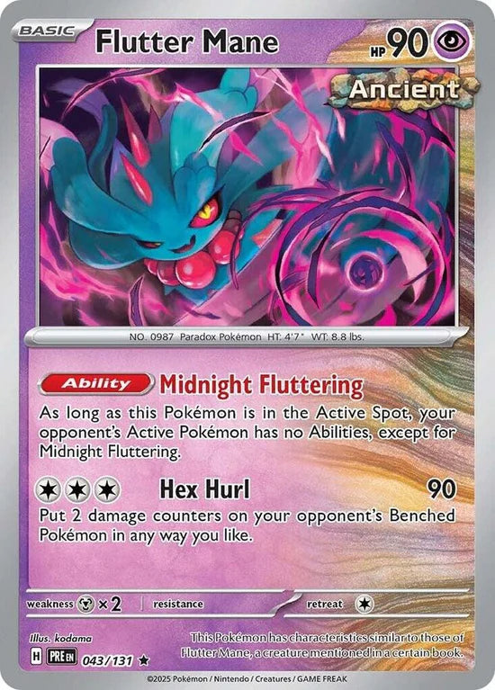 Flutter Mane 043/131 Rare Holo