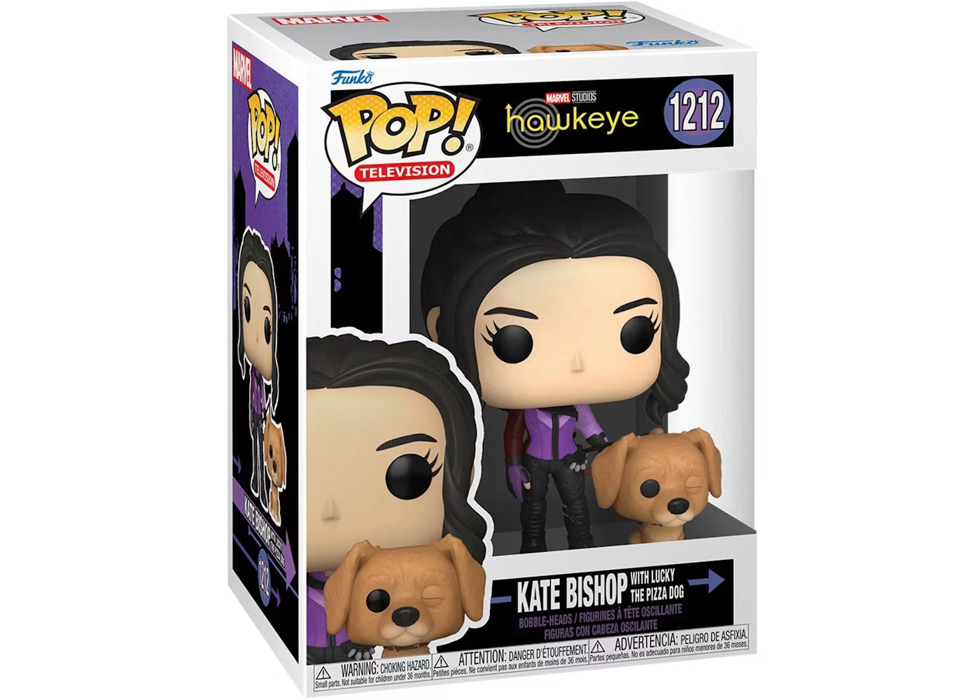 Funko Kate Bishop con Pizza Dog 1212