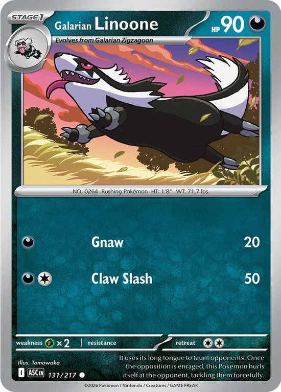 Galarian Linoone 131/217 Common