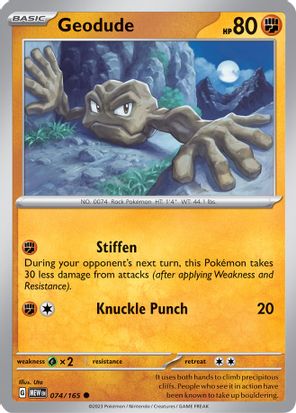 Geodude 074/165 Common