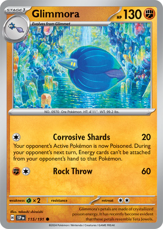 Glimmora 115/191 Common Reverse Holo