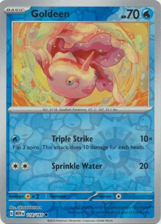 Goldeen 118/165 Common Reverse Holo