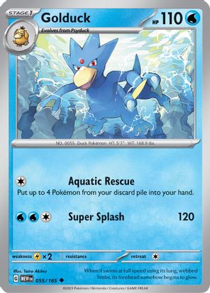 Golduck 055/165 Uncommon