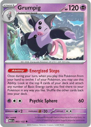 Grumpig 063/132 Uncommon