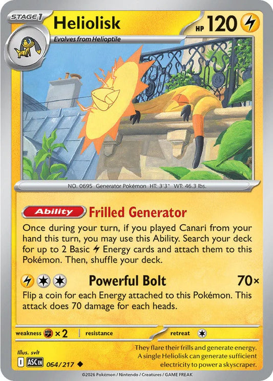 Heliolisk 064/217 Uncommon