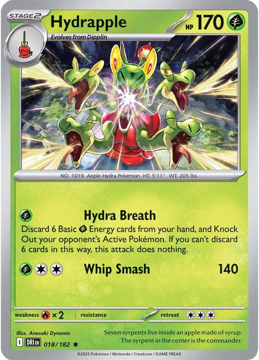 Hydrapple 018/182 Rare Reverse Holo