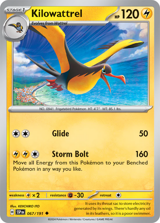 Kilowattrel 067/191 Uncommon