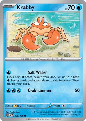 Krabby 098/165 Common