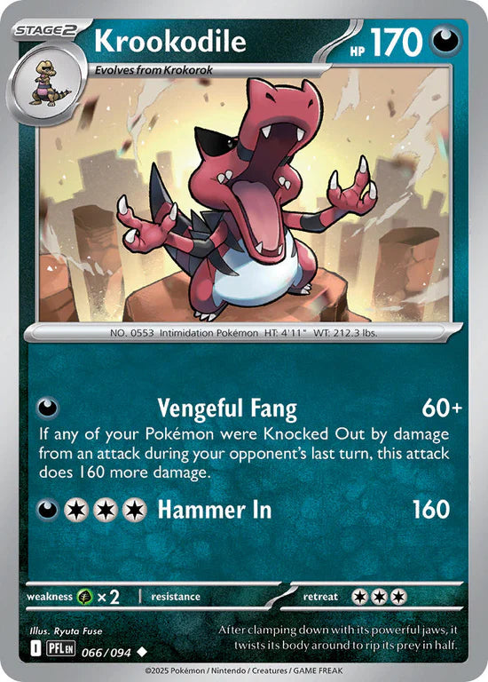 Krookodile 066/094 Uncommon