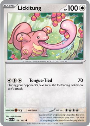 Lickitung 108/165 Common