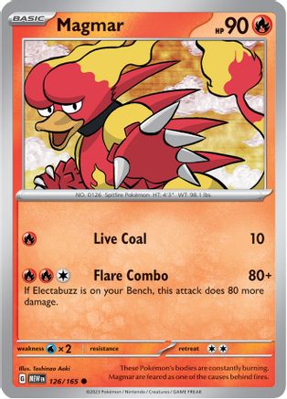 Magmar 126/165 Common