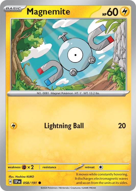 Magnemite 058/191 Common Reverse Holo
