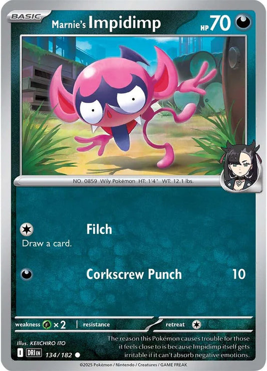 Marnie's Impidimp 134/182 Common Reverse Holo
