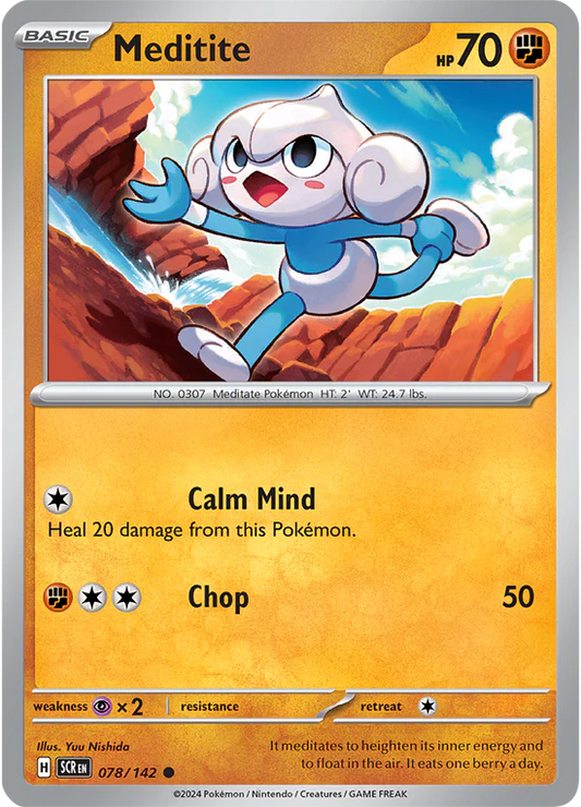 Meditite 078/142 Common Reverse Holo