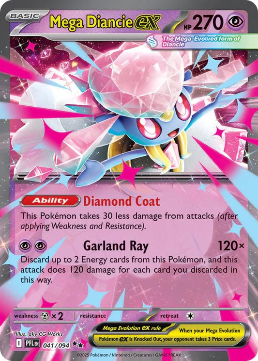 Mega Diancie Ex 041/094 Double Rare