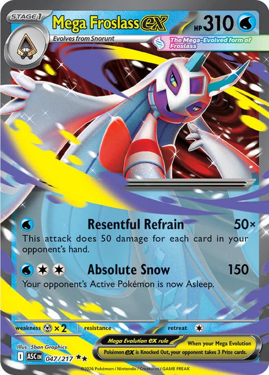 Mega Froslass Ex 047/217 Double Rare
