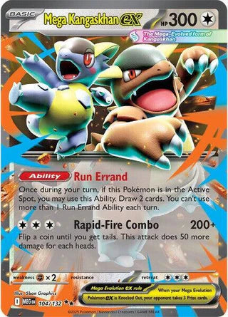 Mega Kangaskhan Ex 103/132 Double Rare