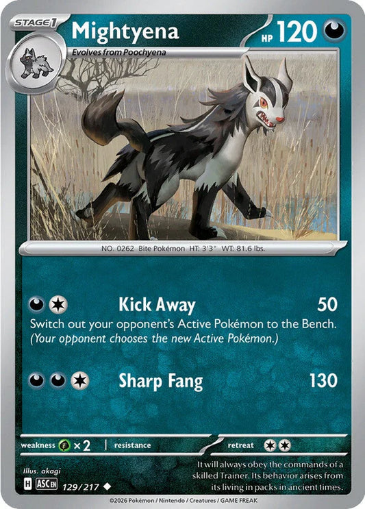 Mightyena 129/217 Uncommon