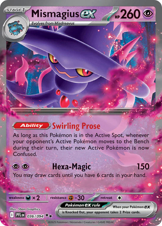 Mismagius Ex 039/064 Double Rare