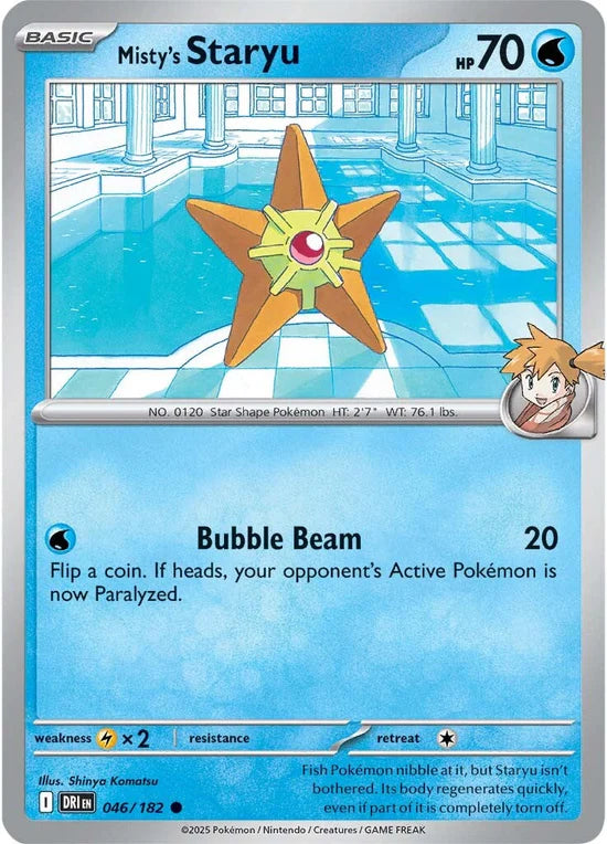 Misty's Staryu 046/182 Common