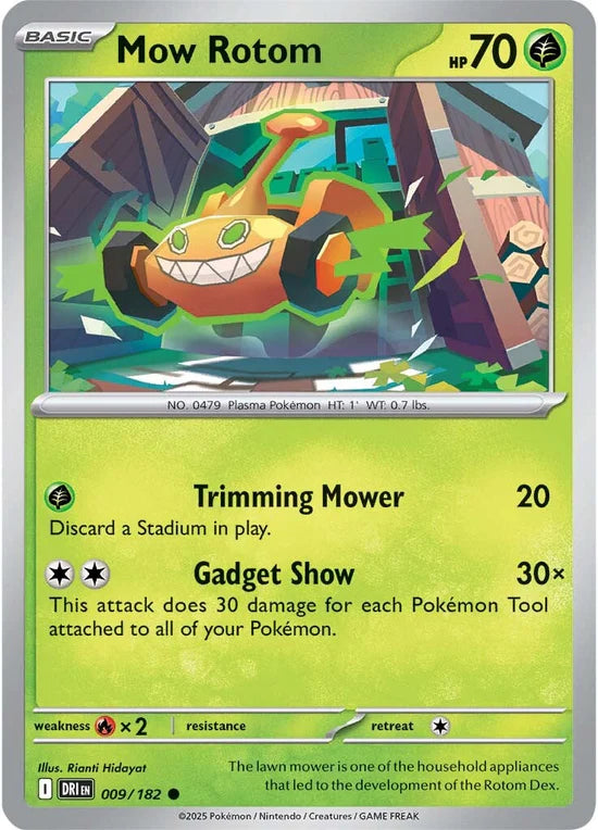 Mow Rotom 009/182 Common Reverse Holo