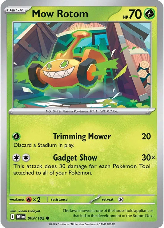 Mow Rotom 009/182 Common Reverse Holo