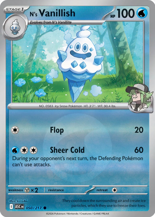 N's Vanillish 050/217 Common Reverse Holo
