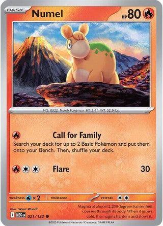 Numel 021/132 Common Reverse Holo