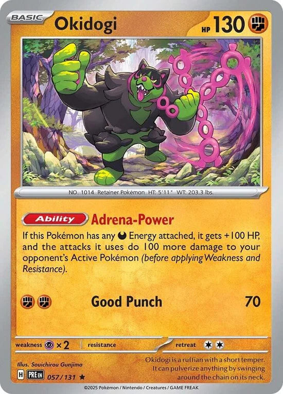 Okidogi 057/131 Rare Reverse Holo