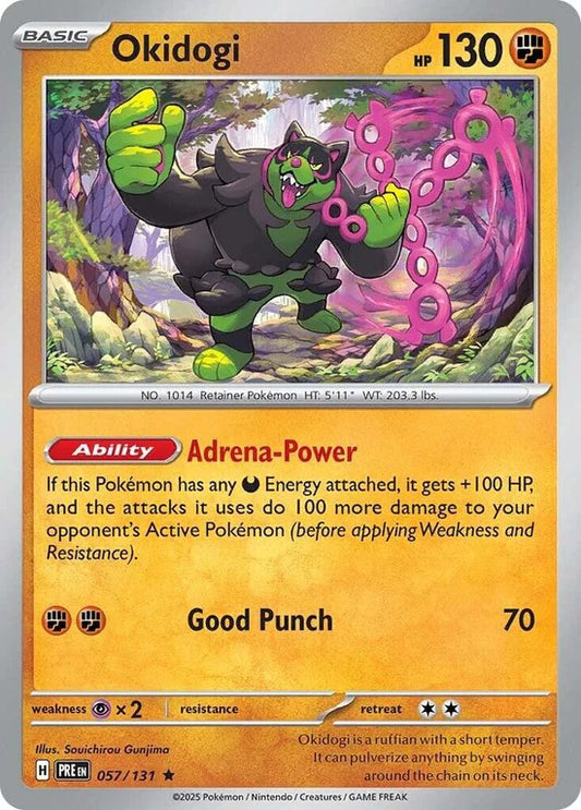 Okidogi 057/131 Rare Reverse Holo