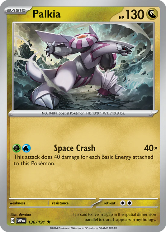 Palkia 136/191 Rare Holo