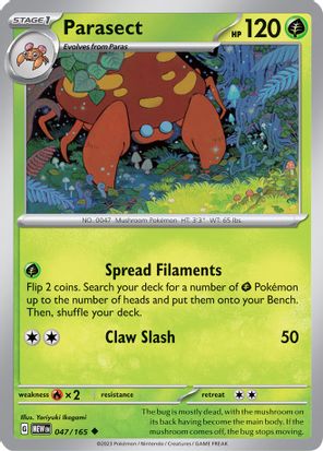 Parasect 047/165 Uncommon