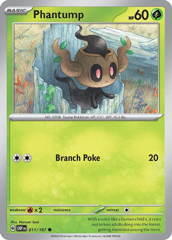 Phantump 011/197 Common Reverse Holo