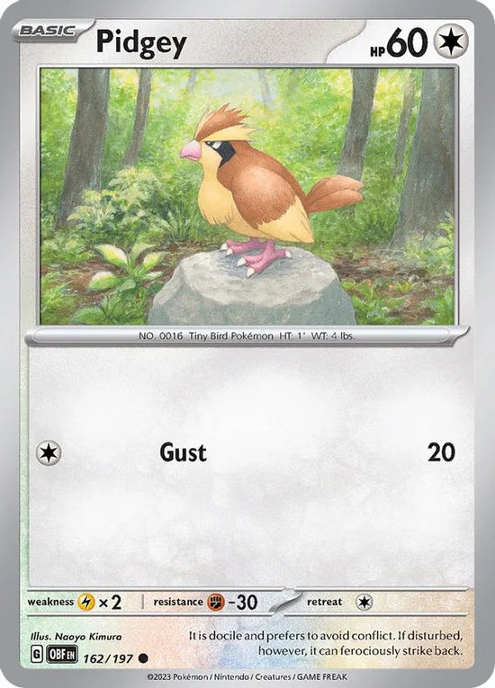 Pidgey 162/192 Common