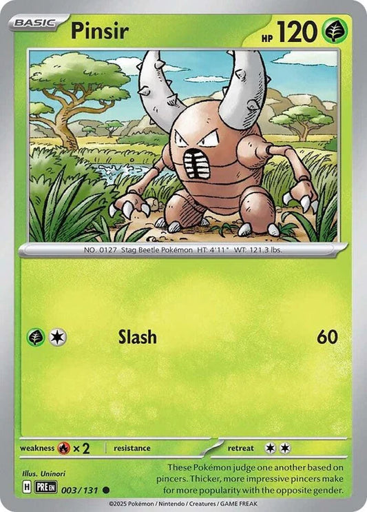 Pinsir 003/131 Common Reverse Holo