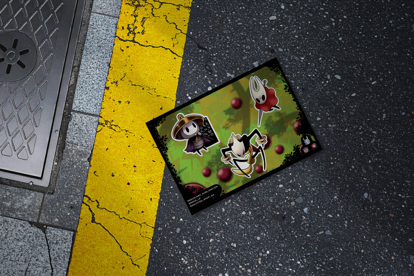 Plantilla de Stickers: Hollow Knight: Silksong