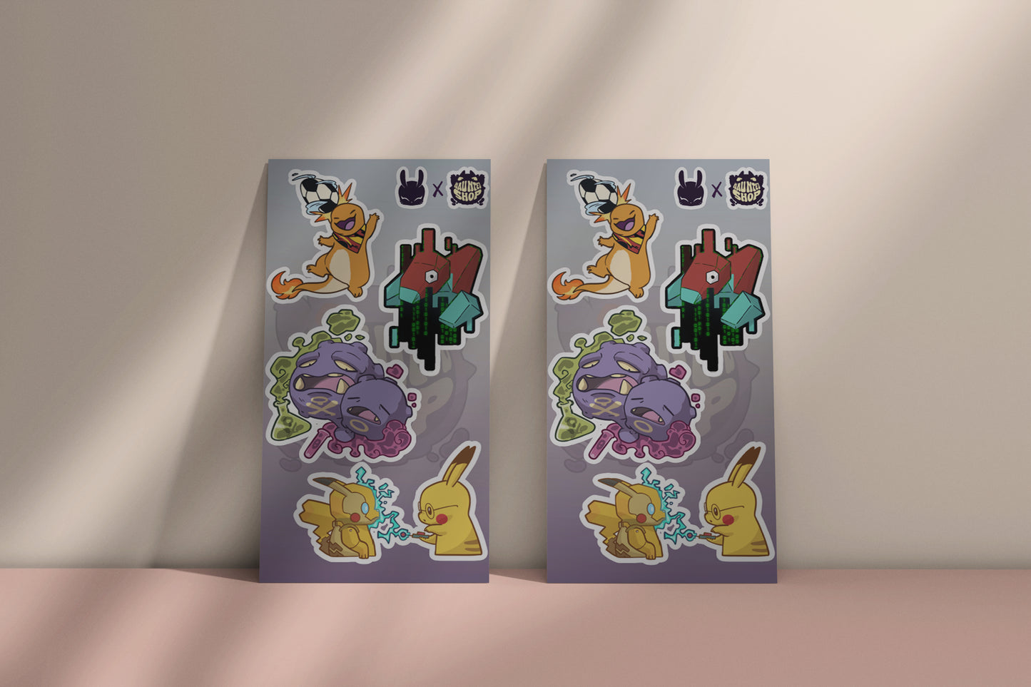 Planilla de Stickers PokeTech