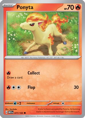 Ponyta 077/165 Common