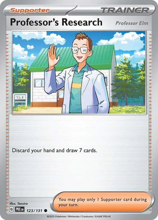 Professor's Research Professor Elm 123/131 Common