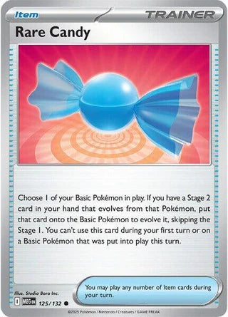 Rare Candy 125/132 Common