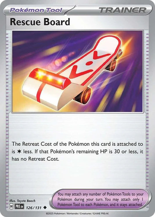 Rescue Board 126/131 Uncommon Reverse Holo