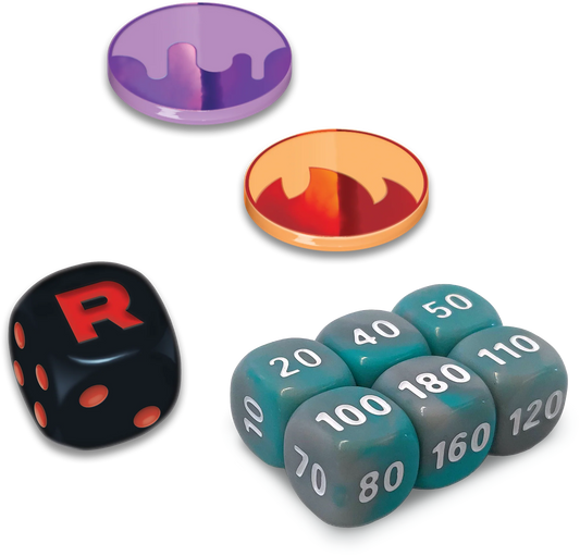 Dados y Marcadores de ETB Destined Rivals