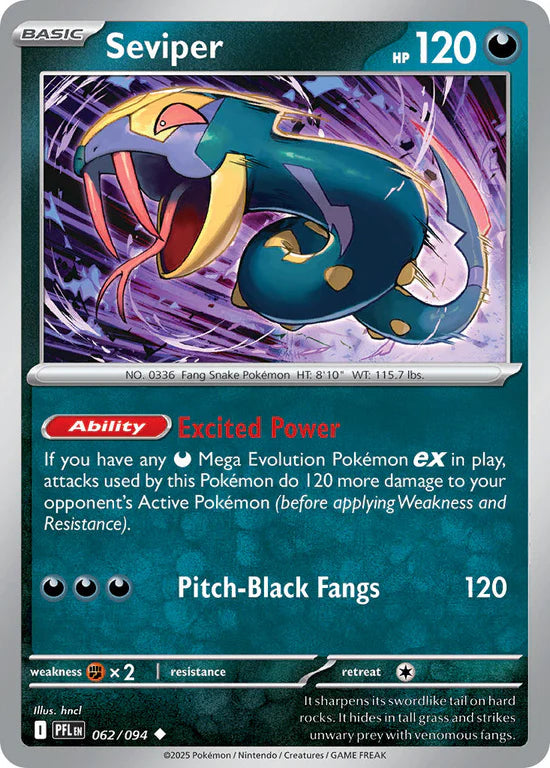 Seviper 062/094 Uncommon