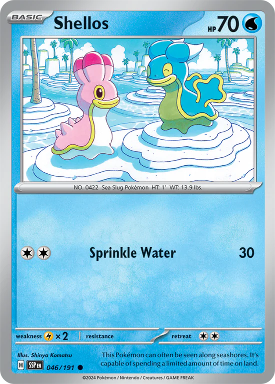 Shellos 046/191 Common Reverse Holo