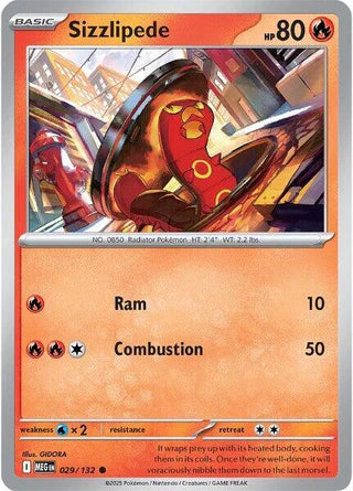 Sizzlipede 029/132 Common