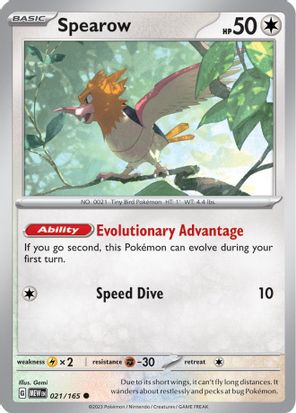 Spearow 021/165 Common