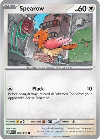 Spearow 102/132 Common