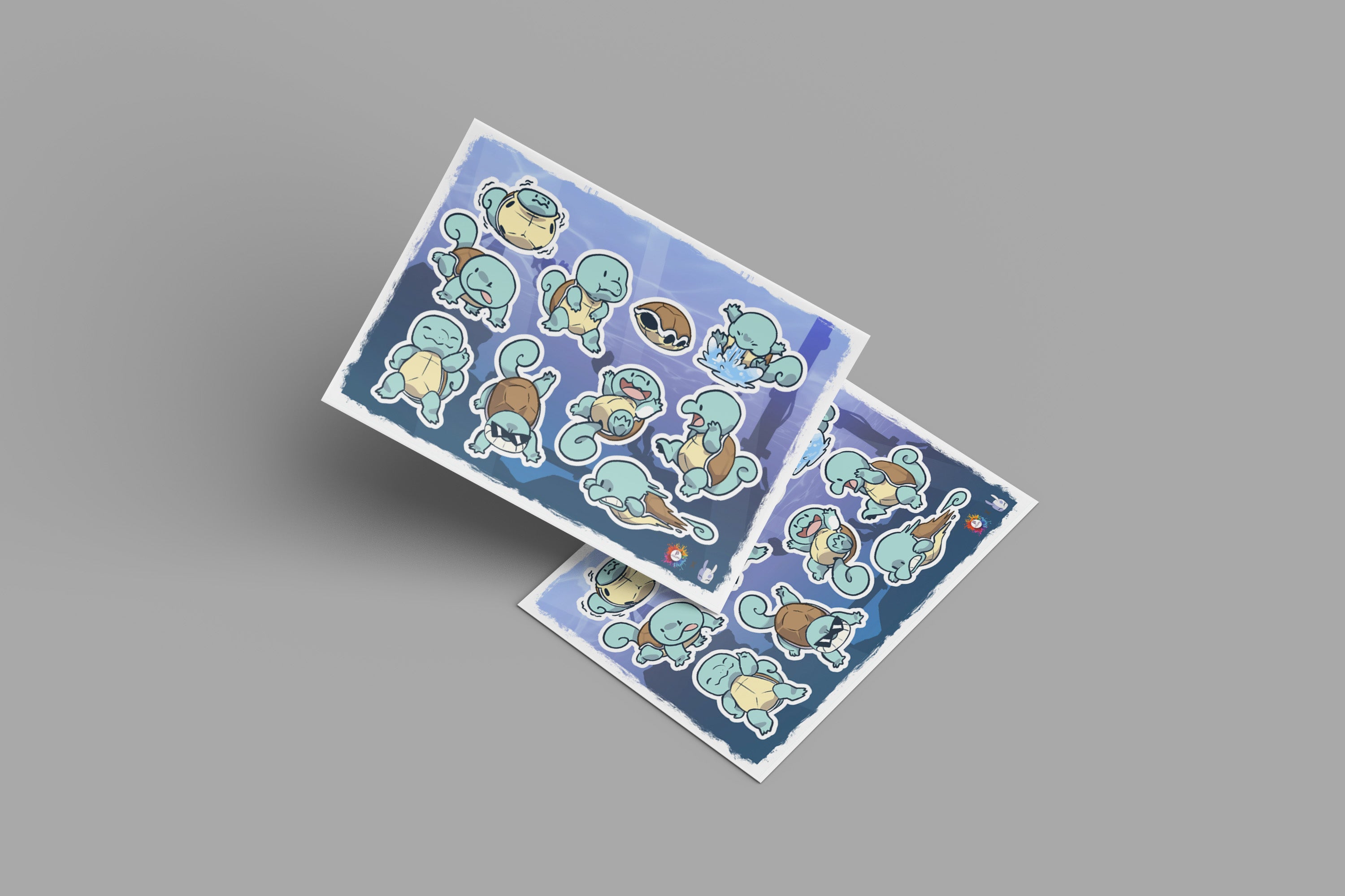 Planilla de Stickers Pokémon Iniciales