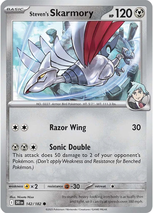 Steven's Skarmory 142/182 Common